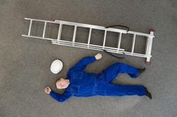 work accident ladder