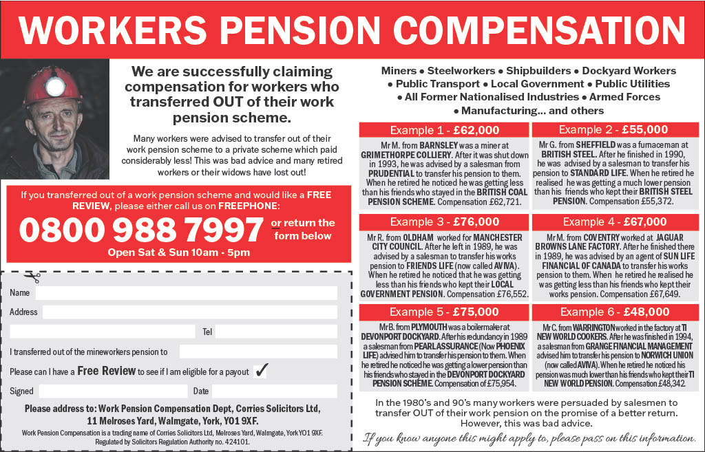 Pensions Compensation